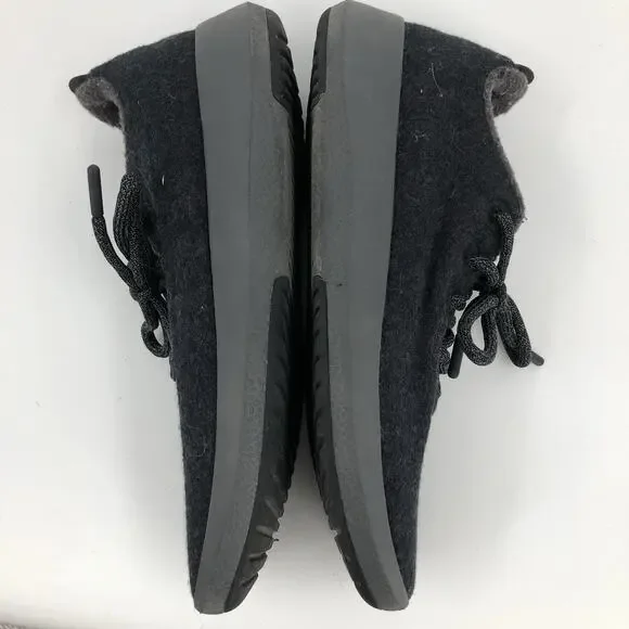 Allbirds Men's Sz 8 Wool Runner Mizzles Running Shoes Black Gray WR M8